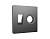 AP6625 Лицевая панель ALFA (Антрацит серый) для компьютерной/телефонной + TV розетки RJ-45/RJ-11 QUA