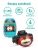 Фонарь CAMELION LED 5382 налобный, черн., COB, 4реж, 3XLR03 в компл, пласт, откр. блист