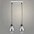 Подвес 06891/2HT CH хром 2x24W E27 d360 h800, GAN22
