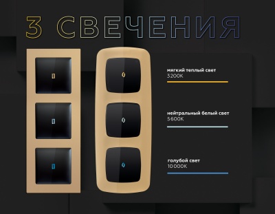 G17B Лампа подсветки выключателей 0.1W LED 10000K (голубой свет) QUANT