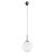 813033 Подвес GLOBO 1х40W E14 champagne gold/white