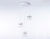 Светильник подвесной в стиле лофт Ambrella TR8078/3 WH белый E27*3 max 40W D372*1170
