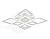 Светильник Ambrella FA8911/4+4 WH/CH белый/хром 162W 3000K-6400K 560*560*120 (ПДУ РАДИО 2.4G)
