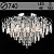 Люстра E2259/8+8 CR хром 8x40W E27+8x3W LED ПДУ d740 h500, QH22