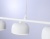 Светильник подвесной Ambrella TN71037/4 WH белый GX53/4 max 12W 600*80*1100 подвесной