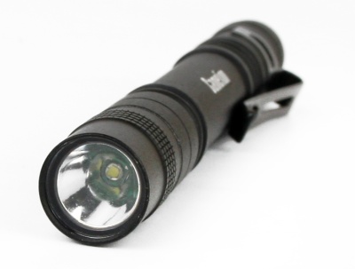 Фонарь CAMELION LED 51517 черный,  LED XPE, 3 реж 2XLR03 в компл., алюм., откр. блистер