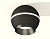 XS1102010 SBK/PBK черный песок/черный полированный MR16 GU5.3 LED 3W 4200K (C1102, N7031)