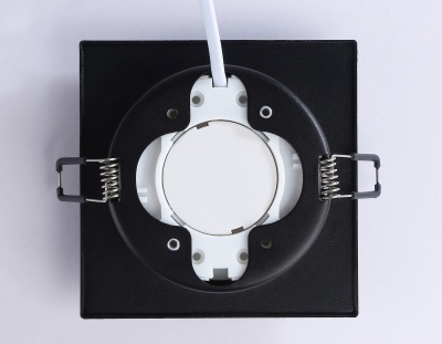 Светильник встраиваемый AMBRELLA TN5232 BK/GD черный/золото GX53 max 12W 110*110*35