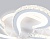 Светильник Ambrella FA1702/4 WH/CH белый/хром 121W 3000K-6400K 560*560*90 (ПДУ РАДИО 2.4G)