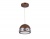 Светильник подвесной светодиодный Ambrella FA9495 CF/CH кофе/хром 4200K 18W D200*670 (без ПДУ)