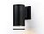 Светильник уличный настенный архитектурный ST3819 BK/CL черный/прозрачный IP54 GU10max35W 187*90*160