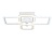 Светильник Ambrella FA5309/2+2 WH белый 3000+6400K/4200K/6400+3000K 62W 560*480*120 (ПДУ ИК)