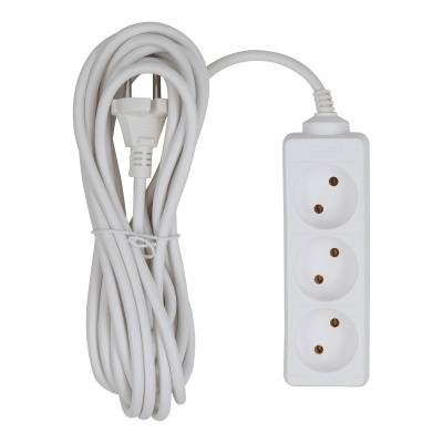 С/удлинитель СТАРТ S 3x5м без заземления 2х0.75 мм2