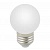 Лампа светодиодная Volpe LED-G45-1W/6000K/E27/FR/С  Форма "шар", матовая. Дневной свет 6000K