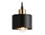 Светильник подвесной в стиле лофт Ambrella TR8113 BK/BS черный/латунь E27 max 40W D120*940