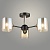 Люстра N5885/3 COFFEE+FGD кофе/золото 3x40W E27 d530 h225, QH23