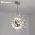 Люстра NOVELLA H 9XG9 R-500X1500-CHROME/CRYSTAL-220-IP20