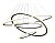 Светильник Ambrella FA4365/4 BK черный 235W 3000K/4200K/6400K D100*870 (ПДУ РАДИО 2.4G)