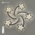 Люстра светодиодная ESTARES ROOM star 100W 5S-APP-695x70-WHITE/WHITE-220-IP20 Управляемая