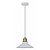 Светильник подвесной CAMELION PL-600 C69 Белый+стар медь (LOFT) 40W, 1х E27, 230В, металл