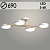 Люстра XI3257/4 WT+FGD белый/золото 72W LED 3000-6000K d690 h130, HN23