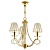 705032 Люстра подвесная RICCIO 3х40W E14 ЗОЛОТО