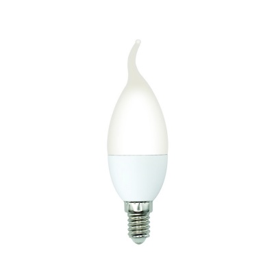 Лампа светодиодная VOLPE LED-CW37-6W/3000K/E14/FR/SLS серия Active