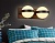 Светильник настенный Ambrella FW559/2 SCF кофе песок LED 3000K 10W 240*80*138 с выключателем