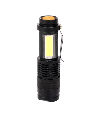 Фонарь CAMELION LED51531 черный LED XPE+COB ZOOM 4 реж 1XLR6 алюм. откр. блистер