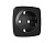 OP8060 Лицевая панель OMEGA (Черный матовый) для электрической розетки с/з QUANT