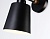 Светильник настенный Ambrella TR82213 BK/LW черный/светлое дерево E27 max 40W 230*130*190