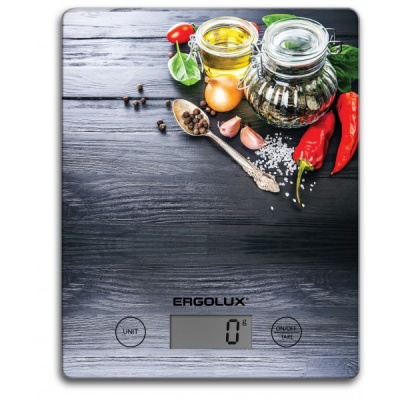 Весы кухонные ERGOLUX ELX-SK02-С02 черные, специи (до 5кг, 195*142 мм) (1/20)