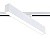 Трековый светодиодный светильник GL6772 WH белый LED 24W 4200K 600*22*48