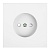 Розетка 1-местная с защитной шторкой (механизм) б/з, 250В 16А серия Мия RST16-3109-01 белая магнолия