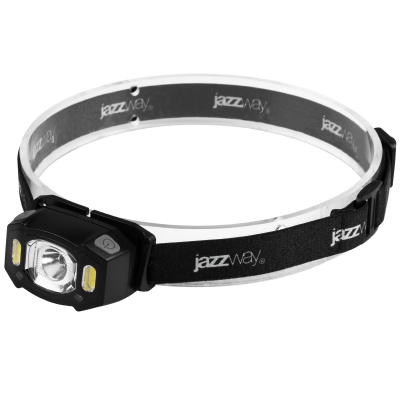 Фонарь JAZZway AccuH3-L5W-bk налобный