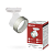 Светильник трековый TR-SOFT-GX53 SB-BS-WH под GX53 дымчатый плафон, белый IN HOME