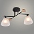 Люстра XA1528/2 BK+WOOD черный/дерево 2х60W E27 d470 h250, HN23