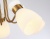 Подвесной светильник TR3218/5 GD/FR золото/белый матовый E27*5 max 40W D580*290