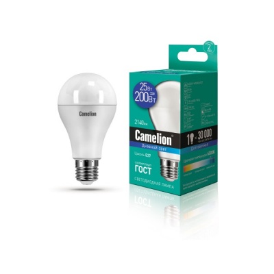 Лампа CAMELION LED25-A65/865/E27 220V 25W ()