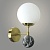 Бра 1042/1AW GAB латунь 1х40W E27 h245, SHGN23