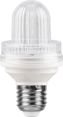 Лампа-строб FERON LB-377 2W 230V Е27  6400K прозрачный для белт лайта