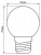 Лампа светодиодная FERON LB-37 5LED/1W 230V Е27 6400-7000K шарик (10/100)