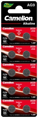 Батарейка CAMELION G9 BL-10 Mercury Free (AG9-BP10(0%Hg) для часов