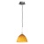 810023 Подвес AGOLA 1х40W E14 ХРОМ/ЯНТАРЬ