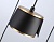 Светильник подвесной со сменной лампой Ambrella TN71252/3 BK/GD черный/золото GX53/3 D250*1090