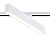 Трековый светодиодный светильник GL6769 WH белый LED 24W 3000K 600*22*48