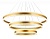 Светильник Ambrella FA6183/3 GD золото 245W 3000K+6400K//4200K+4200K D800*940 (ПДУ РАДИО 2.4G)