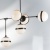 813197 Люстра GLOBO 9х40W E14 umber/white