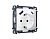 MA110010 Комплект механизма электр розетки ALFA Белый глянец 2USB A+C 20W с/з QUANT (AP1100,VM160) 