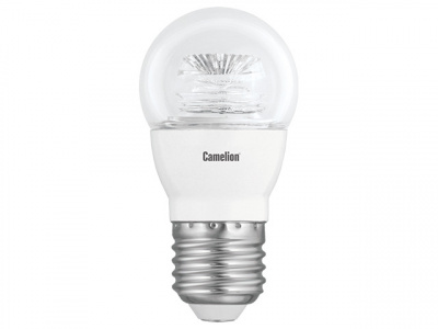 Лампа CAMELION LED5.5-G45-CL/830/E27 220V 5.5W (1/10/100)